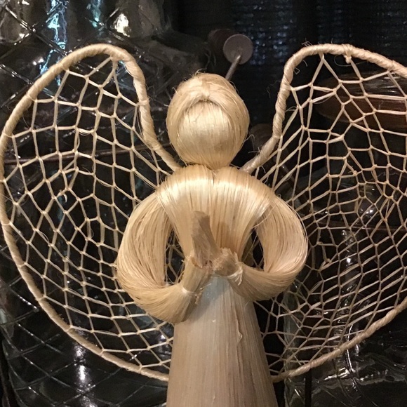 Vintage Straw angel. 9” tall. - Picture 3 of 9